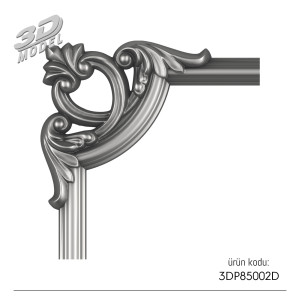Desenli Çıta Köşe 3DP85002D