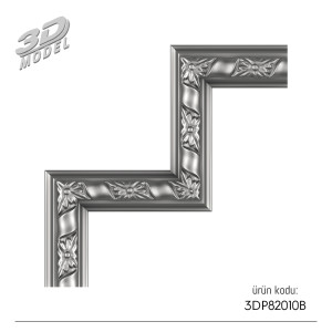 Desenli Çıta Köşe 3DP82010B
