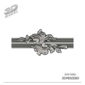 Desenli Çıta Köşe 3DP85008D