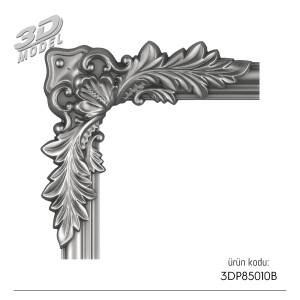 Pattern Frame Corner 3DP85010B