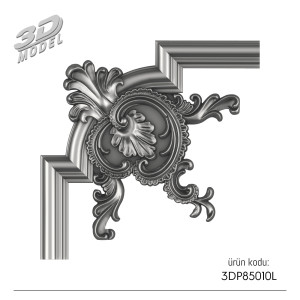 Desenli Çıta Köşe 3DP85010L