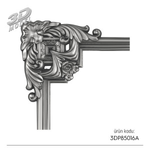 Desenli Çıta Köşe 3DP85016A