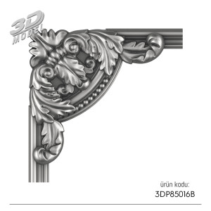 Pattern Frame Corner 3DP85016B