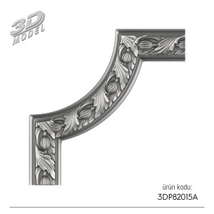 Desenli Çıta Köşe 3DP82015A