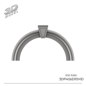 Yuvarlak Kavis Kemer 3DP1456D115VID