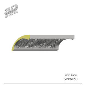 Desenli Kartonpiyer 3DP81160L