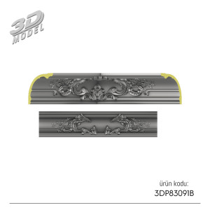 Desenli Kartonpiyer 3DP83091B