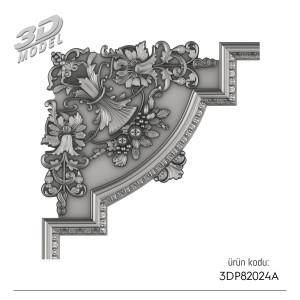 Pattern Frame Corner 3DP82024A