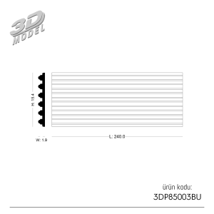 Panel 3DP85003BU