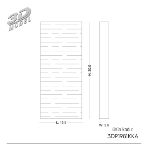 wood Cap 3DP1981KKA