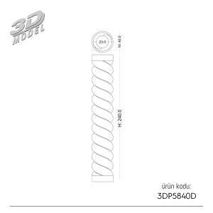 Sütun 3DP5840D