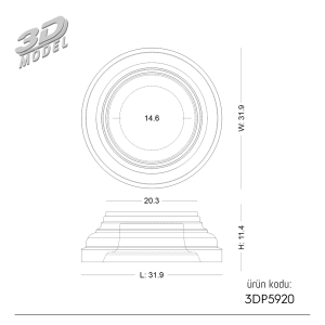 Column Base 3DP5920