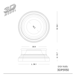 Column Base 3DP5930