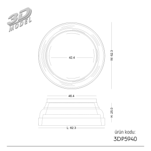 Column Base 3DP5940