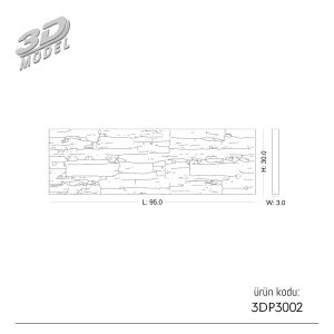 Dekupe Panel  3DP3002