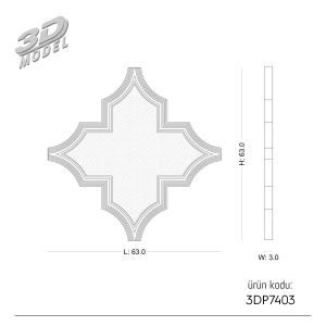 Dekupe Panel  3DP7403