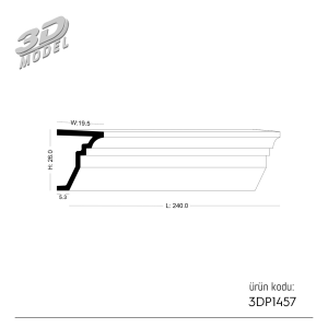 Jamb 3DP1457