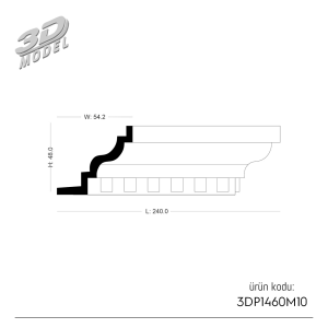 Jamb 3DP1460M10