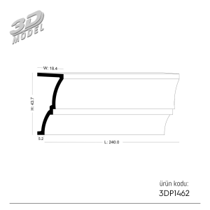 Jamb 3DP1462
