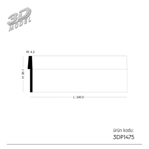 Jamb 3DP1475