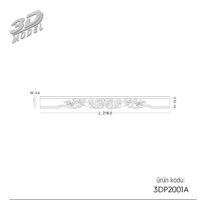 Bordure 3DP2001A