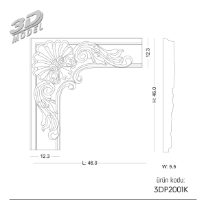 Bordür 3DP2001K