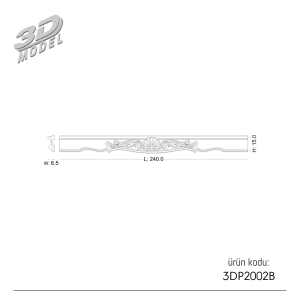 Bordür 3DP2002B