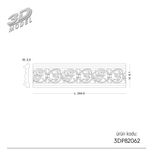 Bordür 3DP82062