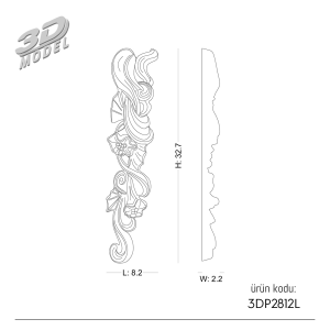 Süsleme 3DP2812L