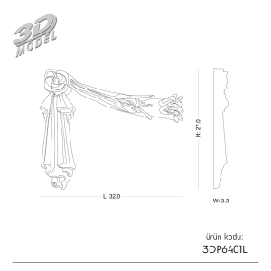 Süsleme  3DP6401L