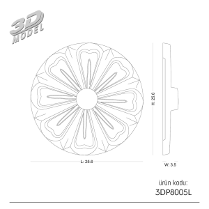 Süsleme  3DP8005L