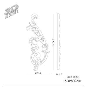 Süsleme  3DP80220L