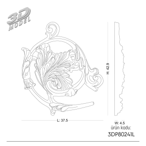Süsleme  3DP80241L
