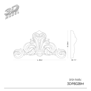 Süsleme  3DP8028M