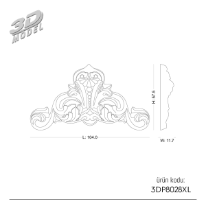 Süsleme  3DP8028XL
