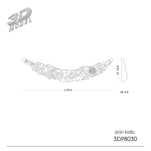 Süsleme  3DP8030
