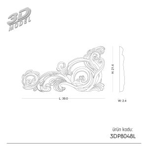Süsleme  3DP8048L