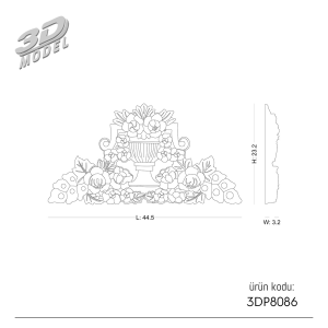Ornament 3DP8086