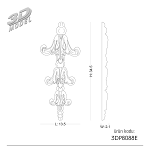 Ornament 3DP8088E