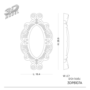 Ornament 3DP8107A