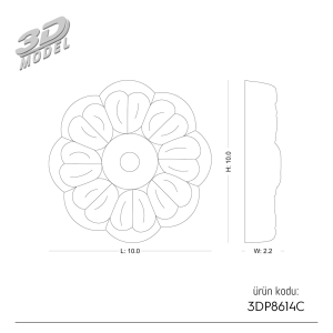 Ornament 3DP8614C