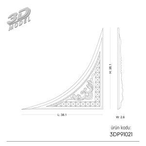 Ornament 3DP91021