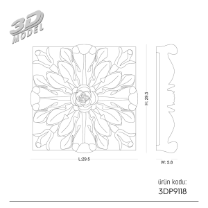 Ornament 3DP9118