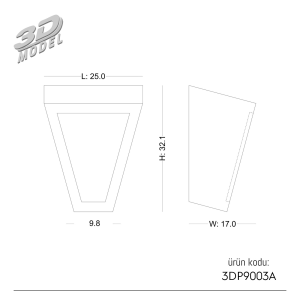 Jamb Ornament 3DP9003A