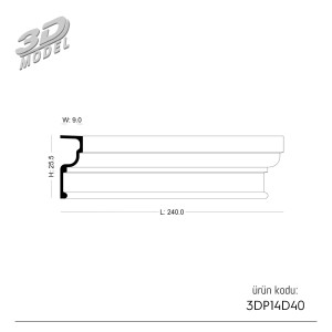 Jamb 3DP14D40