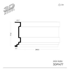Jamb 3DP1477